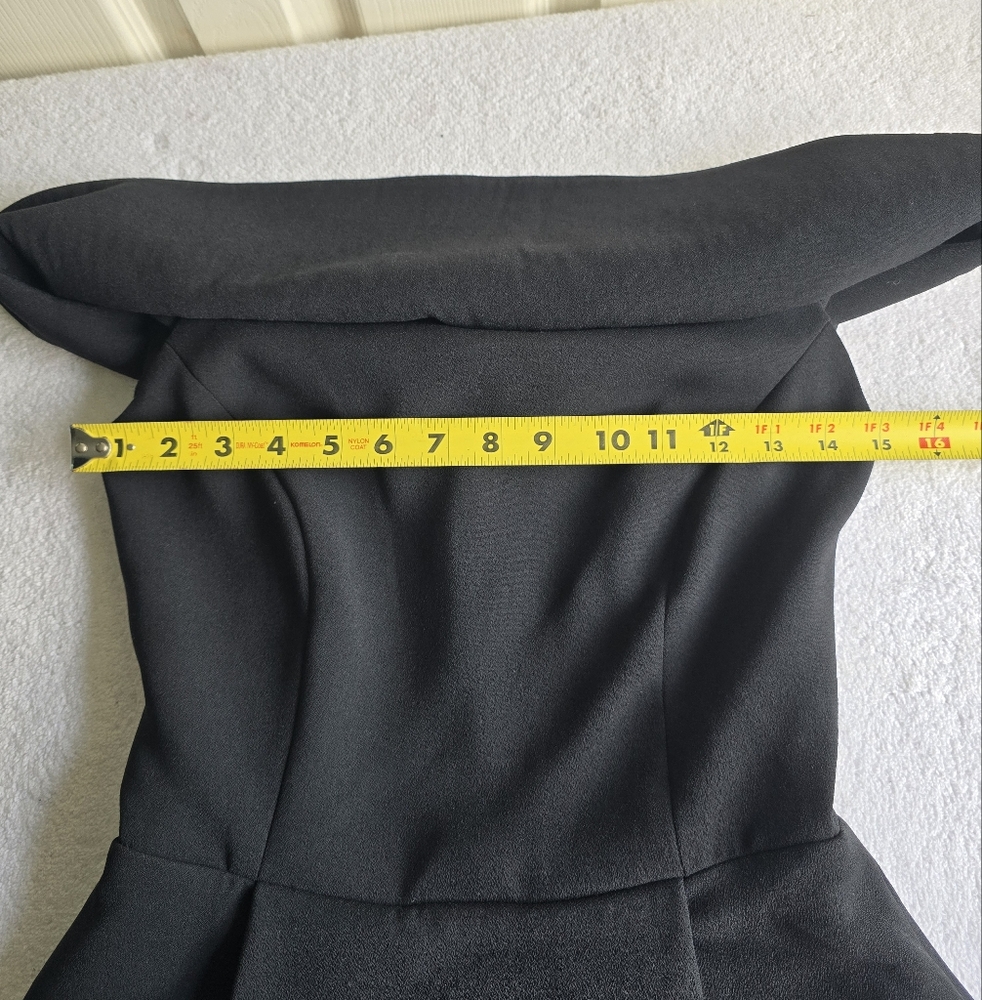 Nadine Merabi Harper Black Mini Dress Size XS - Picture 10 of 16